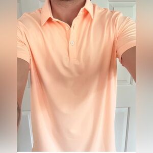 Men's Coral Polo Shirt